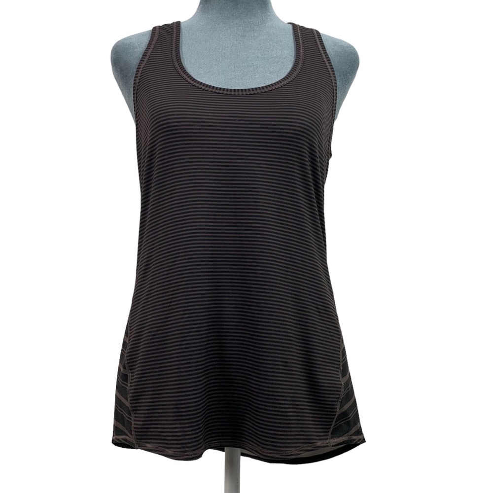 Athleta Womens S Striped Stretch Racerback Tank
